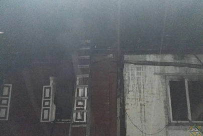 На пожаре в Добрушском районе погиб мужчина, его мать спаслась