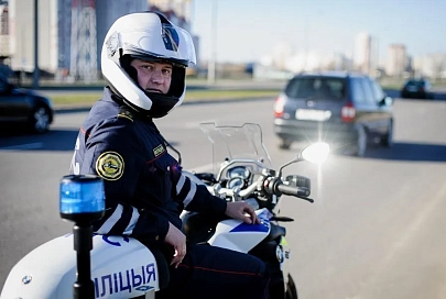 На дороги Гомельщины выехали мотопатрули