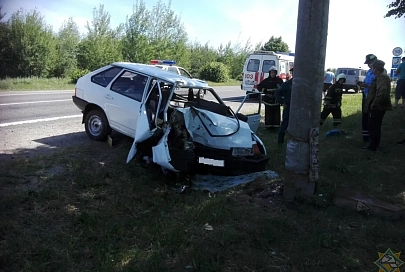 ДТП в Добрушском районе. Водитель в больнице