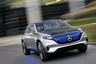 Mercedes испытывает новый электрокар 