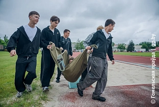 На Гомельщине проходит областная военно-патриотическая игра «Орлёнок»