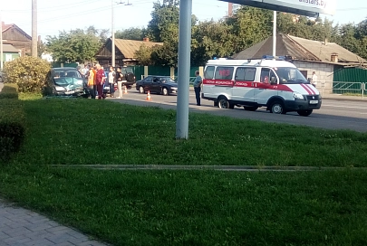 ДТП на улице Полесской в Гомеле