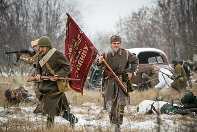 На Любенском озере провели военную реконструкцию 