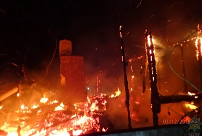 На пожаре в дачном доме в Гомельском районе погибли мать и сын