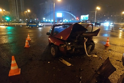 В Гомеле на проспекте Речицком столкнулись «Киа» и BMW