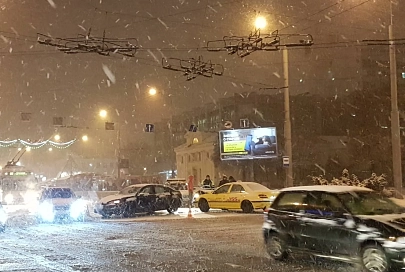 Фотофакт. ДТП на улице Советской в Гомеле