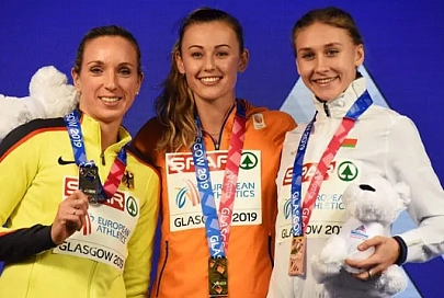 Эльвира Герман завоевала бронзу на чемпионате Европы в Глазго в беге на 60 м с барьерами