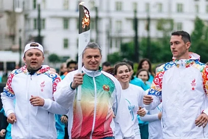 Эстафета огня "Пламя мира" прошла в Вене и Будапеште