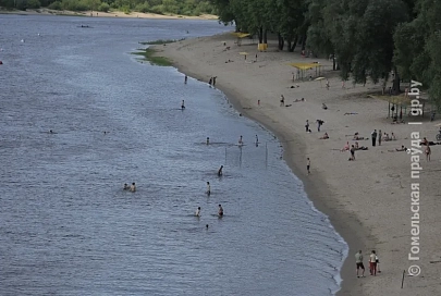 В Гомеле не рекомендуется купание детей на трех городских пляжах