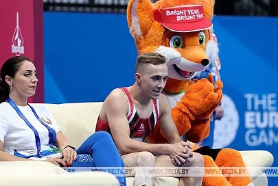 Владислав Гончаров завоевал золото в прыжках на батуте на II Европейских играх