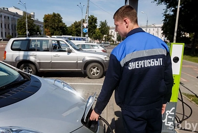 Гомельские энергетики в числе первых поставили на службу электромобили