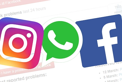 В работе Instagram, Facebook и WhatsApp произошел сбой