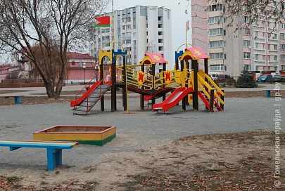 Детская площадка в микрорайоне Восточный — одна из будущих 12. Как решают проблему благоустройства в Мозыре