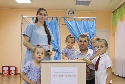 На Гомельщине за 5 дней в досрочном голосовании приняли участие 54,44% избирателей