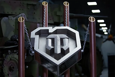Подарок на 200 кило. Рабочие БМЗ изготовили логотип World of Tanks в честь 10-летия культовой онлайн-игры