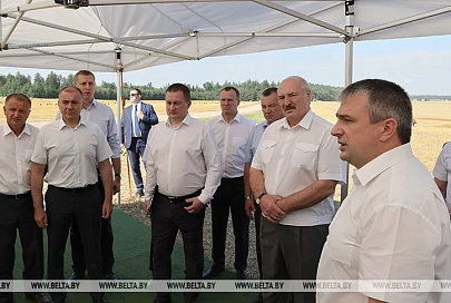 Лукашенко рассчитывает, что урожай в этом году составит 10,5 млн т зерна