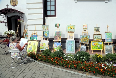 В Заславле проходит пленэр "Заслаўскі Спас"