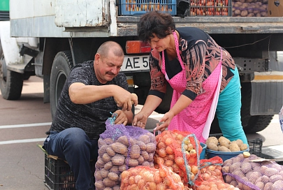 В Гомеле проходит сезонная ярмарка сельхозпродукции