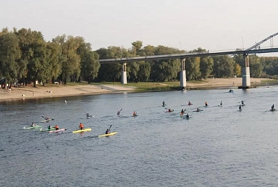 В Гомеле состоялась водная регата "Вместе за Беларусь!"
