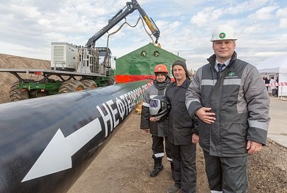 Есть первый сварной стык! Дан старт строительству нефтепровода "Гомель — Горки"