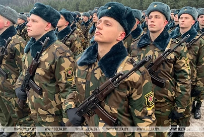 В Беларуси военную присягу принесли около 8 тыс. новобранцев