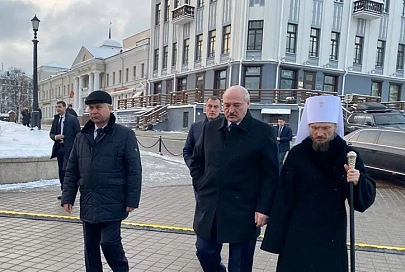 Лукашенко приехал попрощаться с митрополитом Филаретом
