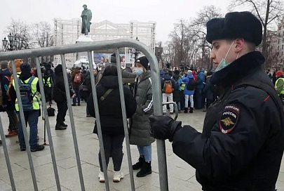 Более 600 человек задержаны за участие в несанкционированной акции в Москве