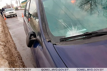 В Гомеле ищут очевидцев аварии, которая произошла 22 февраля на улице Барыкина