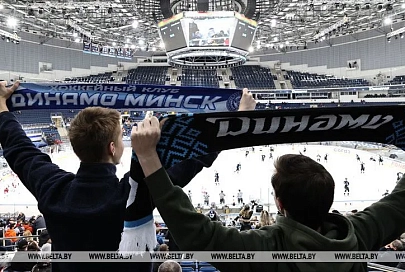 Минское "Динамо" проведет второй матч плей-офф Кубка Гагарина в гостях у питерского СКА