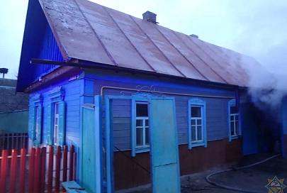 Неосторожность при курении привела к пожару в Гомельском районе. Травмирован пенсионер