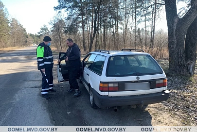 На Гомельщине за три часа сотрудники ГАИ зафиксировали 299 нарушений ПДД