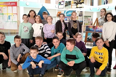 Сегодня в гомельской СШ №66 состоялась беседа «Ступени во Вселенную», посвященная Всемирному дню авиации и космонавтики