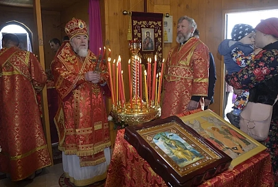 В честь пророка Ильи: в Пуховичах Житковичского района освятили новую часовню