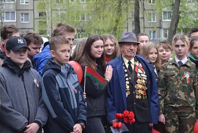 В Гомеле накануне дня Великой Победы первые поздравления получил ветеран Алексей Головацкий