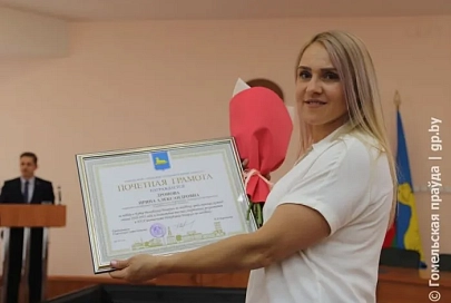 В областном центре чествовали мужскую и женскую команды гандбольного клуба "Гомель"