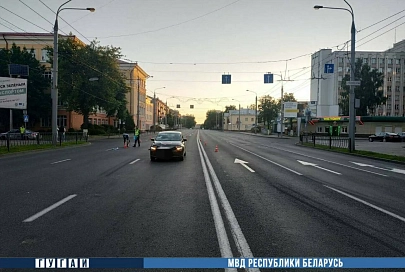 В Гомеле таксист сбил нетрезвого пешехода