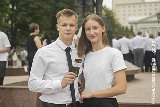 Встречайте в строю: в Гомеле вручили погоны выпускникам вузов