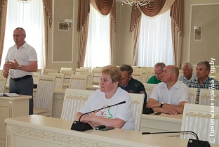 В Мозырском райисполкоме прошло экстренное совещание по вопросам ликвидации последствий непогоды